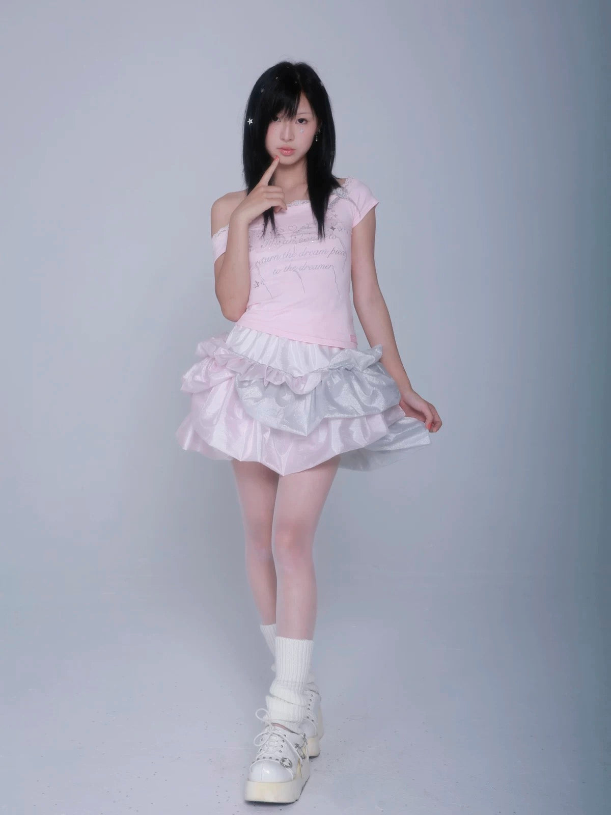 Rose Island Starry Twinkle Crop top