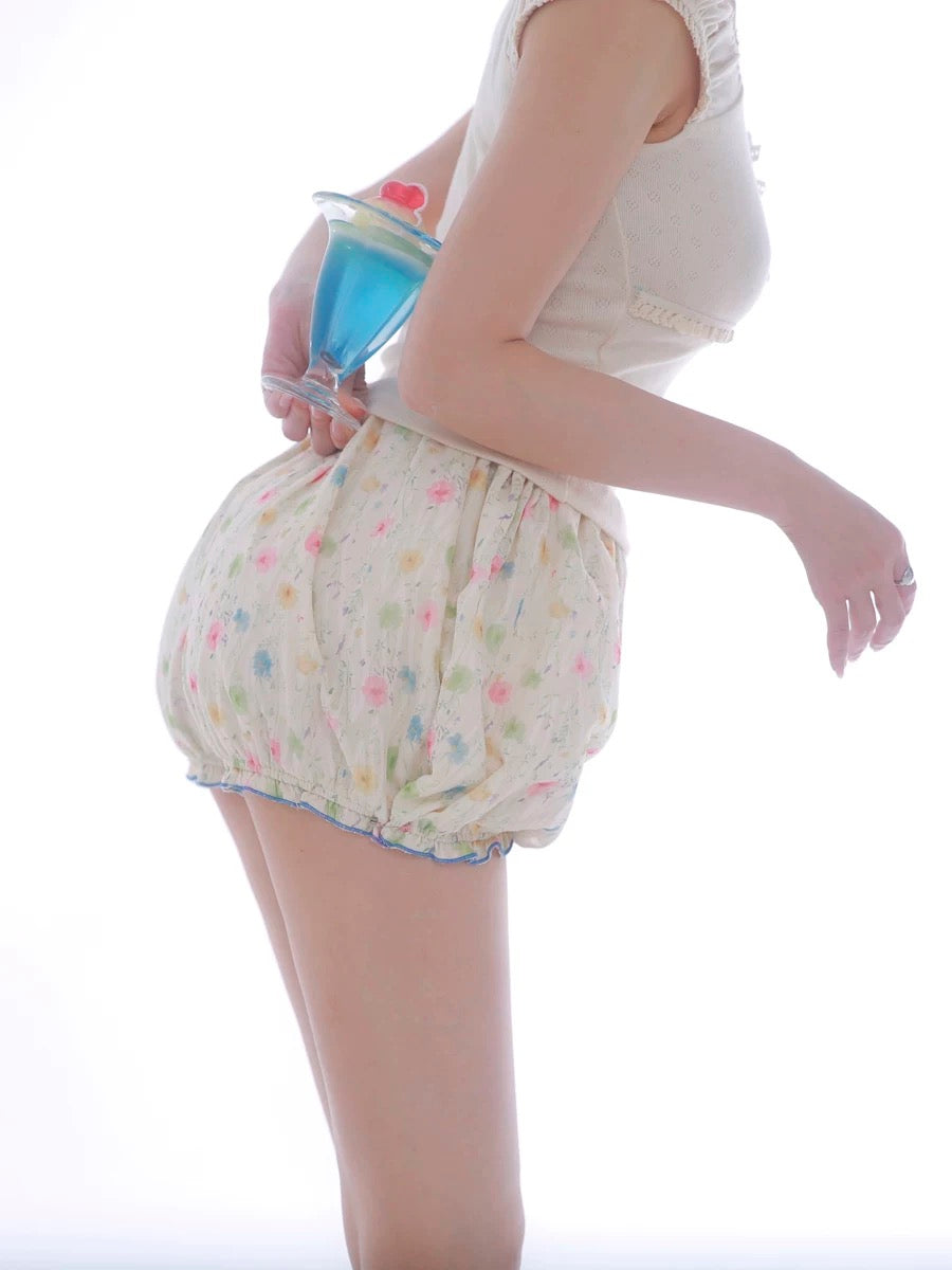 Rose Island Floret mini shorts bloomer