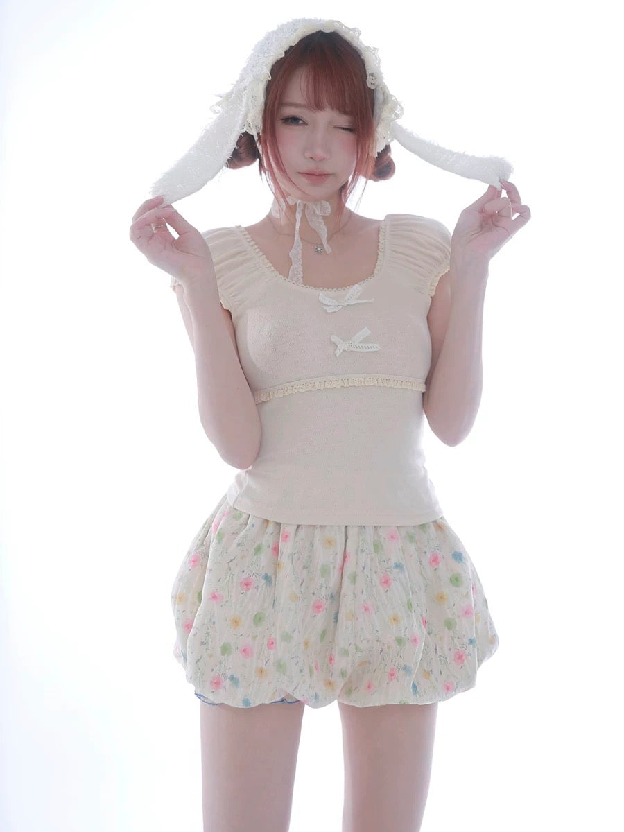 Rose Island Floret mini shorts bloomer