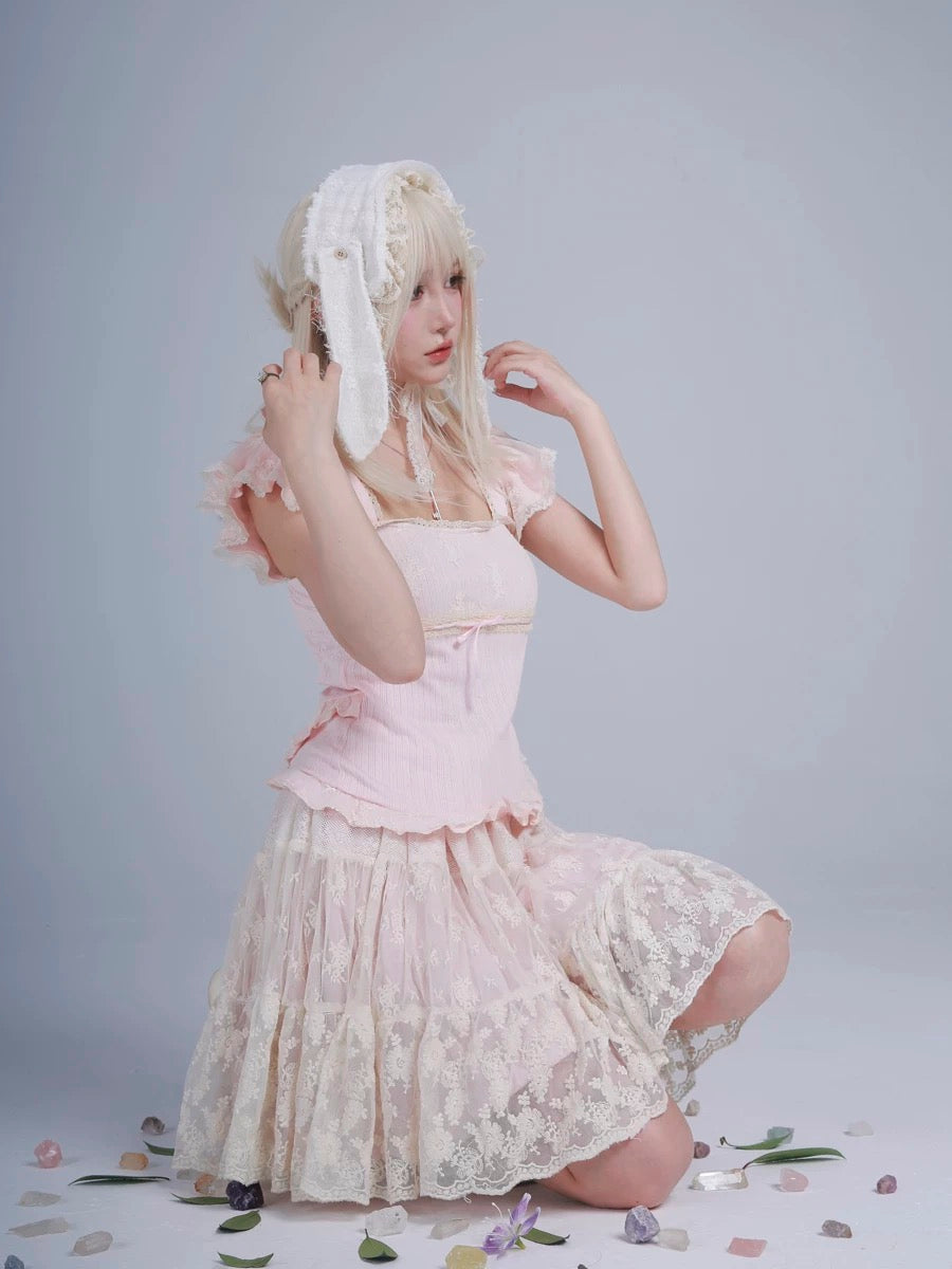 Rose Island Dear rabbit Reversible headband