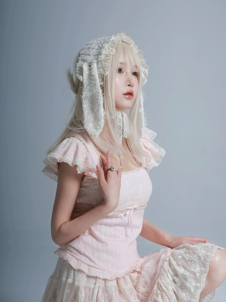 Rose Island Dear rabbit Reversible headband