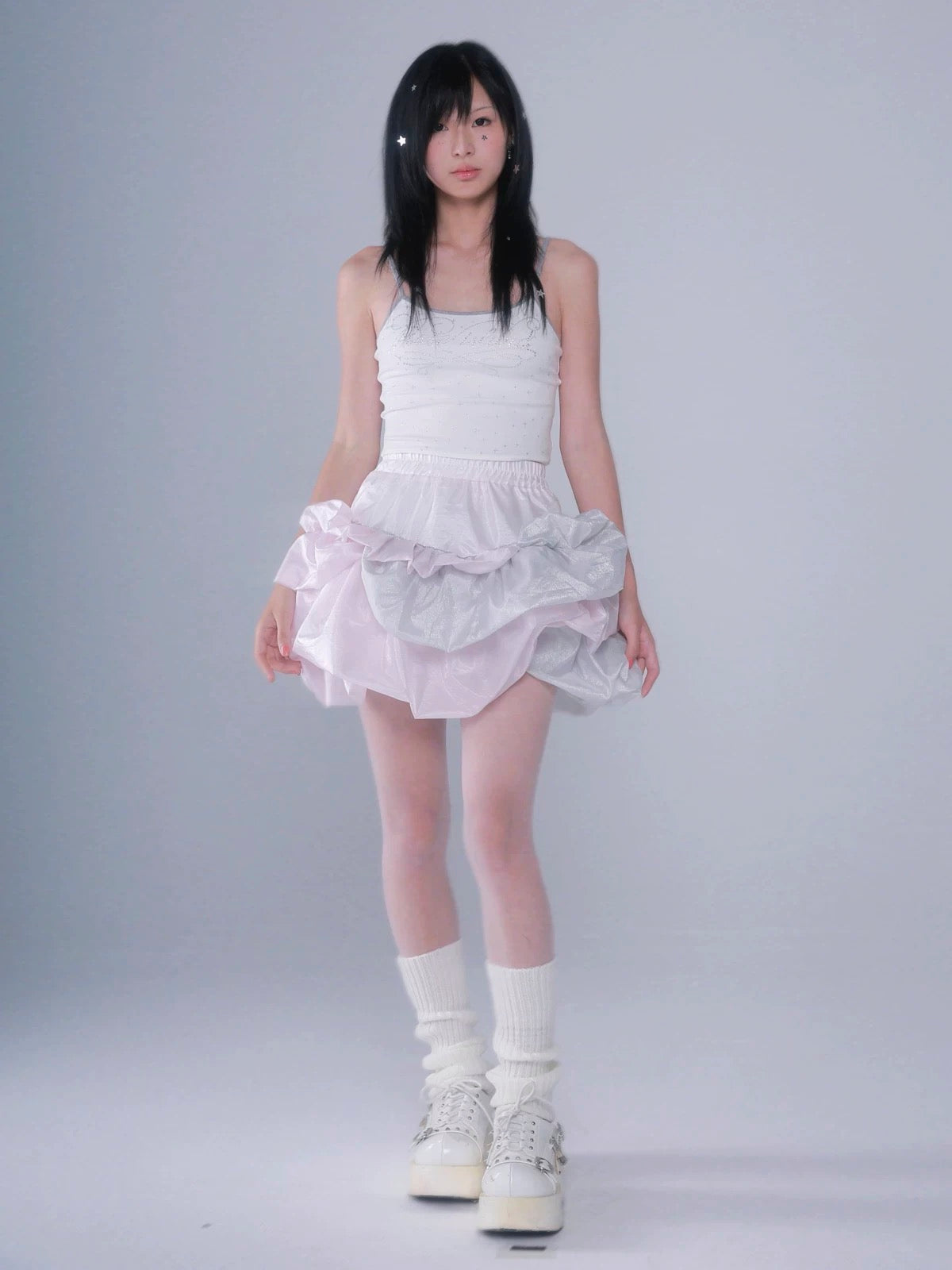 Rose Island Starry Twinkle Wings Crop Top Tank