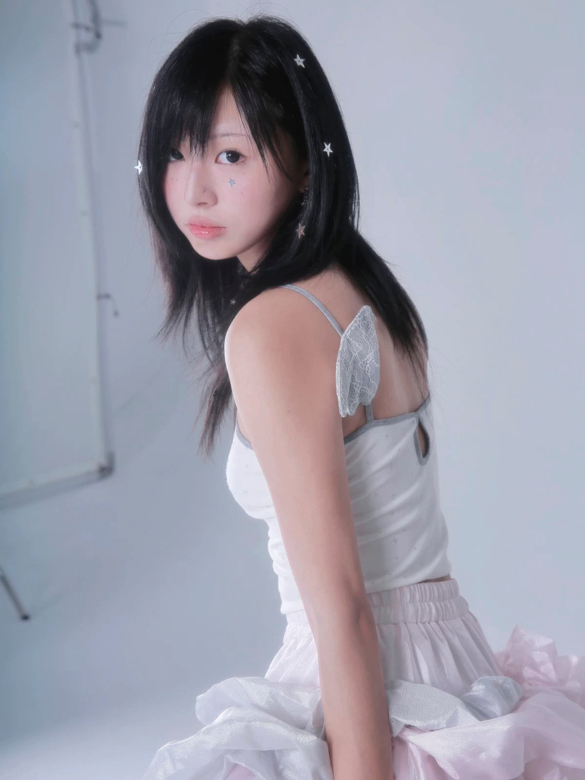 Rose Island Starry Twinkle Wings Crop Top Tank