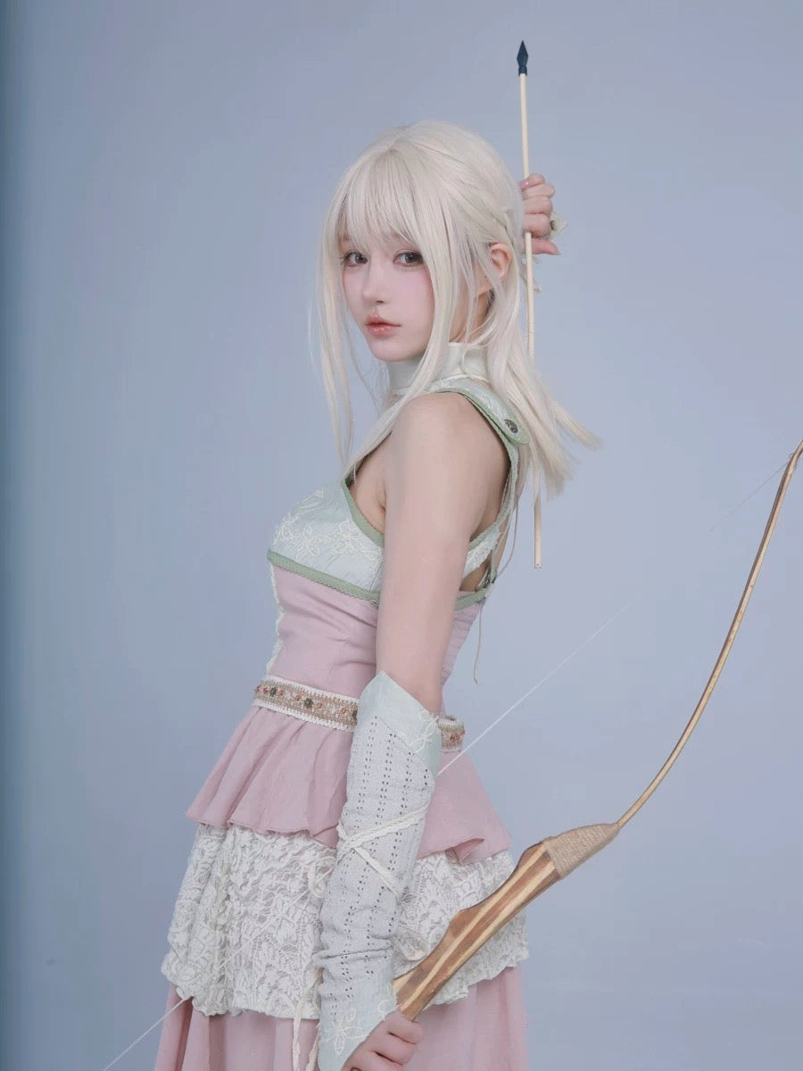 Rose Island AW24 Elf Guardian - The Girl Fairy Angel Mini Dress