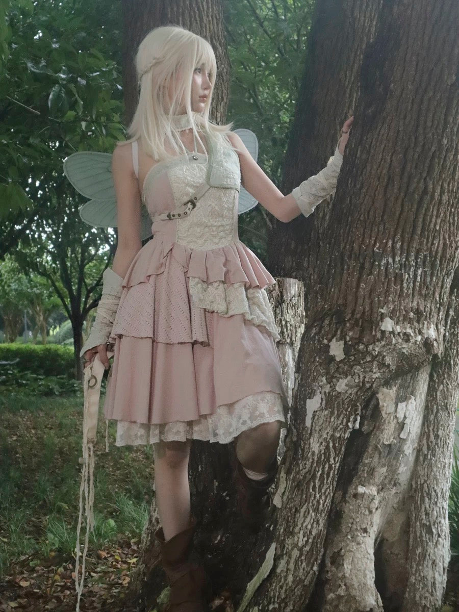 Rose Island AW24 Elf Guardian - The Girl Fairy Angel Mini Dress