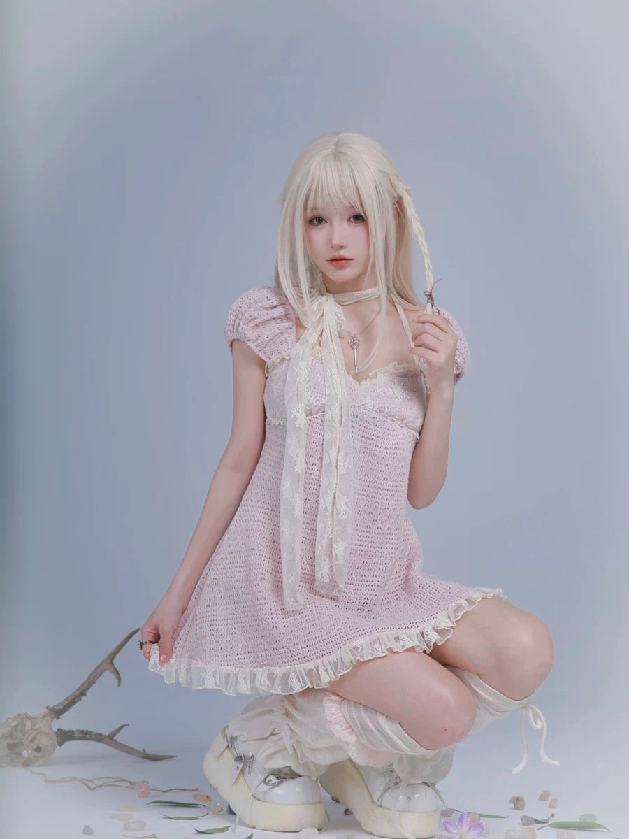 Rose Island AW24 Elf Guardian - Sakura Fairy Mini Dress