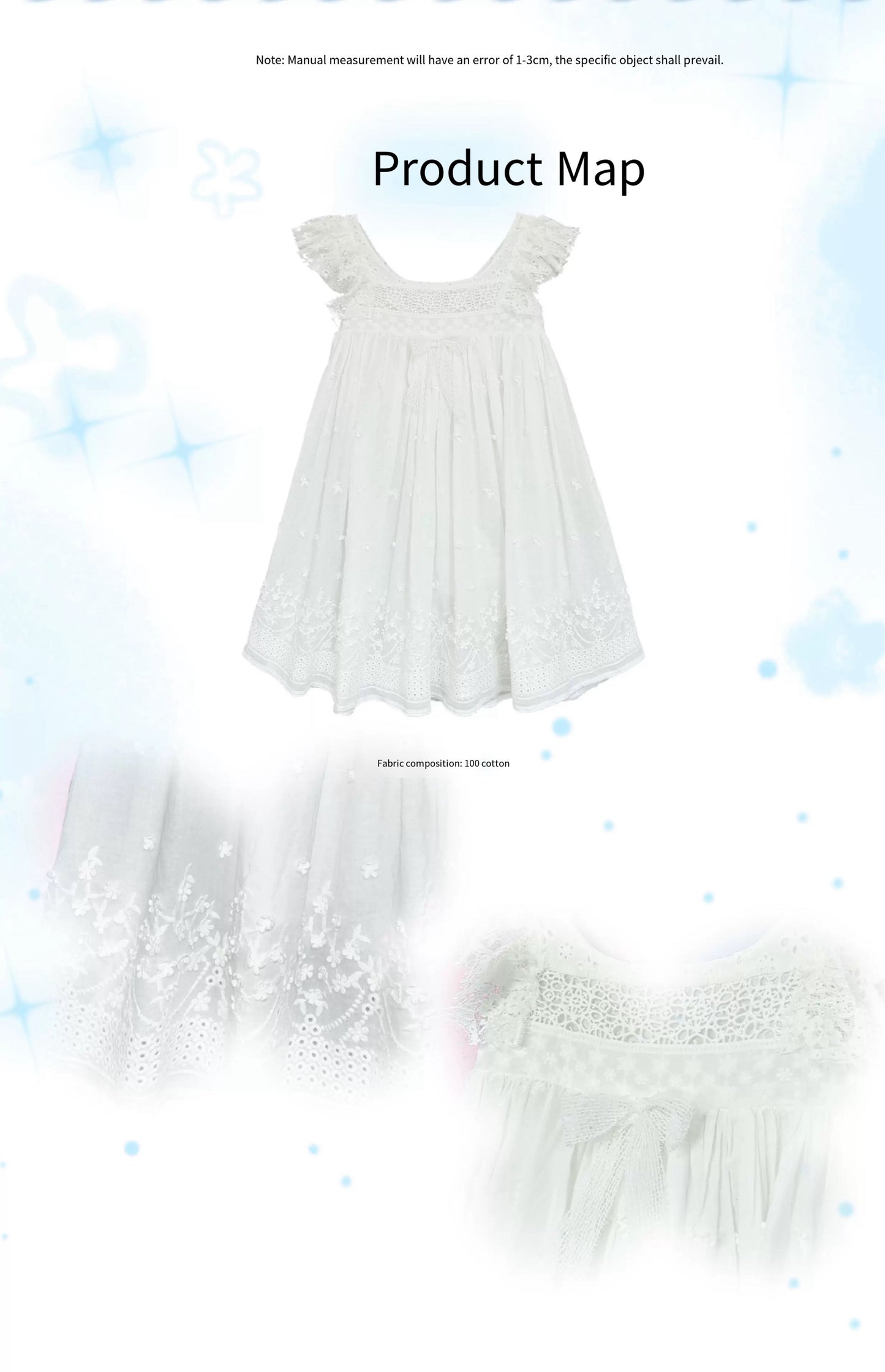 Rose Island Angel Energy Cotton Mini Dress