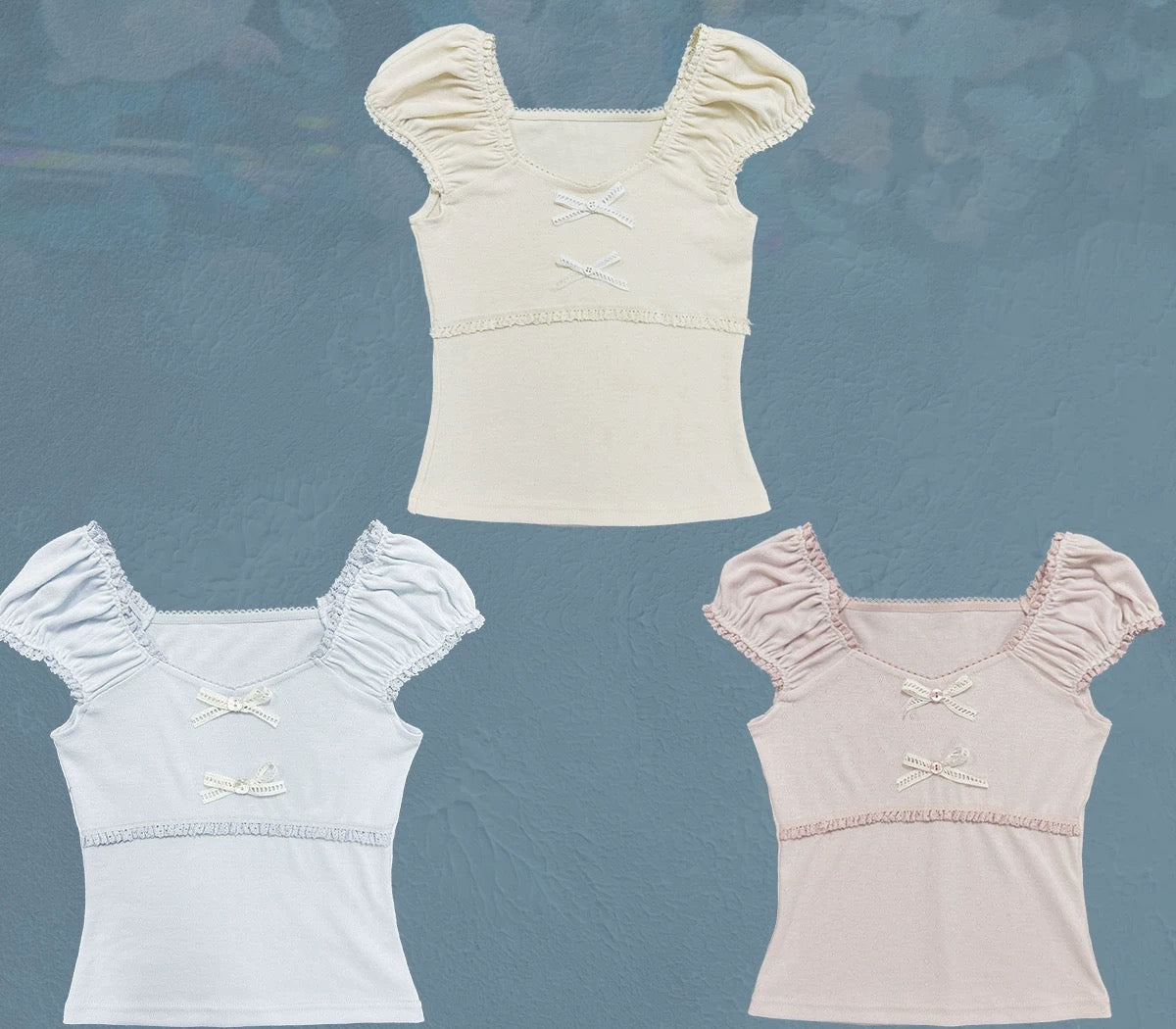 Rose Island Soft Pastel Core Crop Top