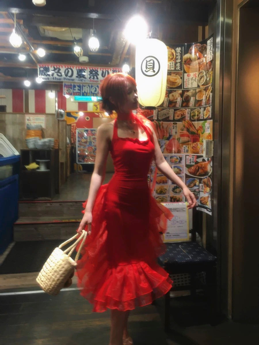 [Rose Island] Goldfish Princess 「海で一番美しい金魚姫」 Midi Dress