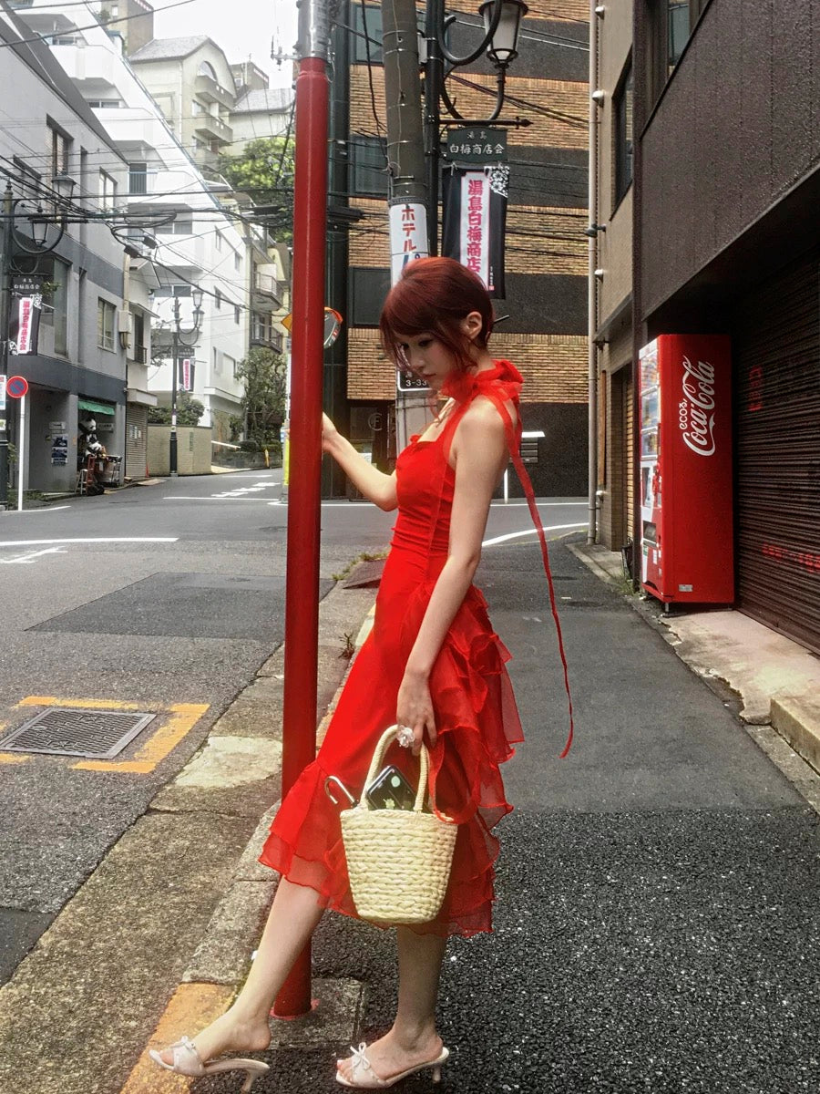 [Rose Island] Goldfish Princess 「海で一番美しい金魚姫」 Midi Dress