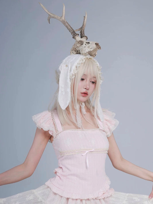Rose Island Dear rabbit Reversible headband
