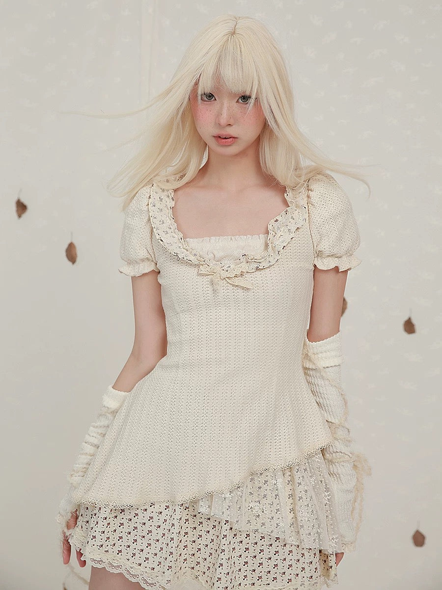 [Rose Island] Forest Walk Autumn mini dress