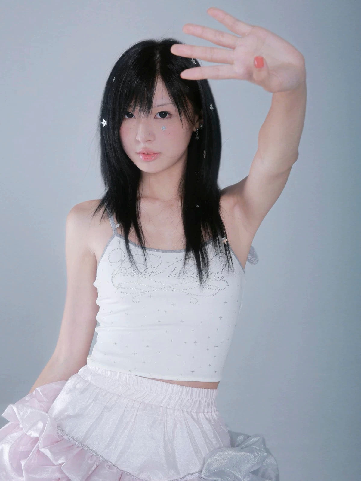 Rose Island Starry Twinkle Wings Crop Top Tank
