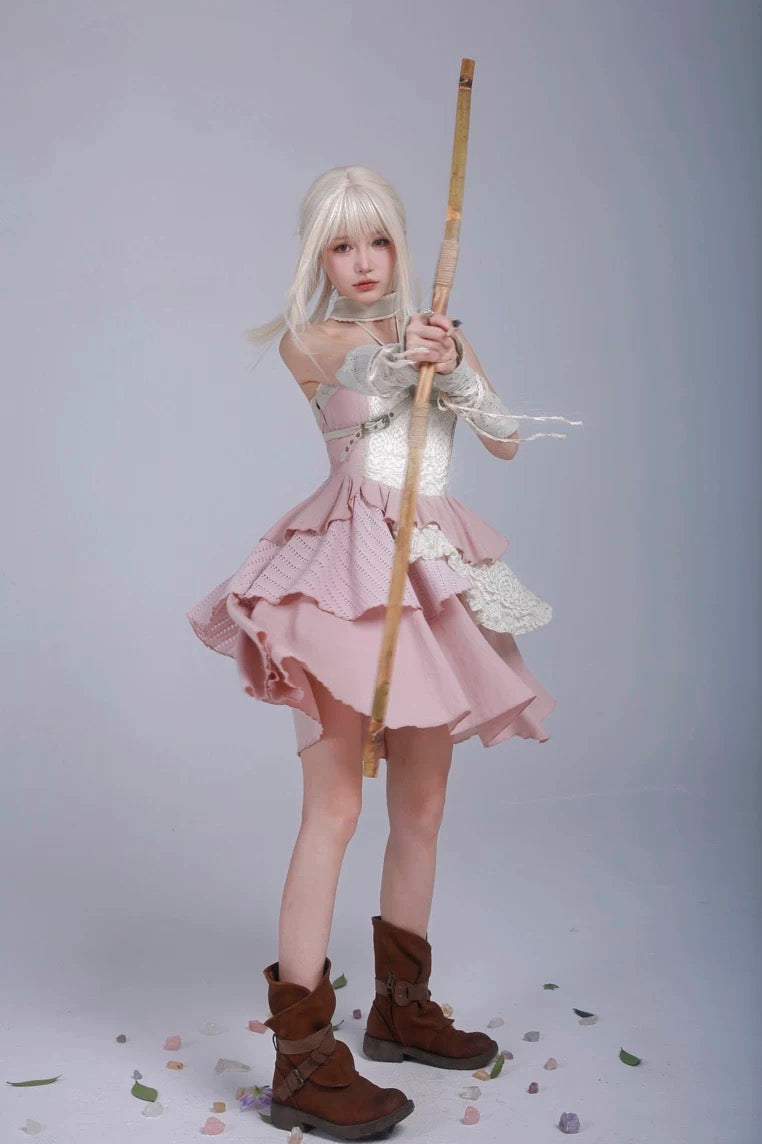 Rose Island AW24 Elf Guardian - The Girl Fairy Angel Mini Dress