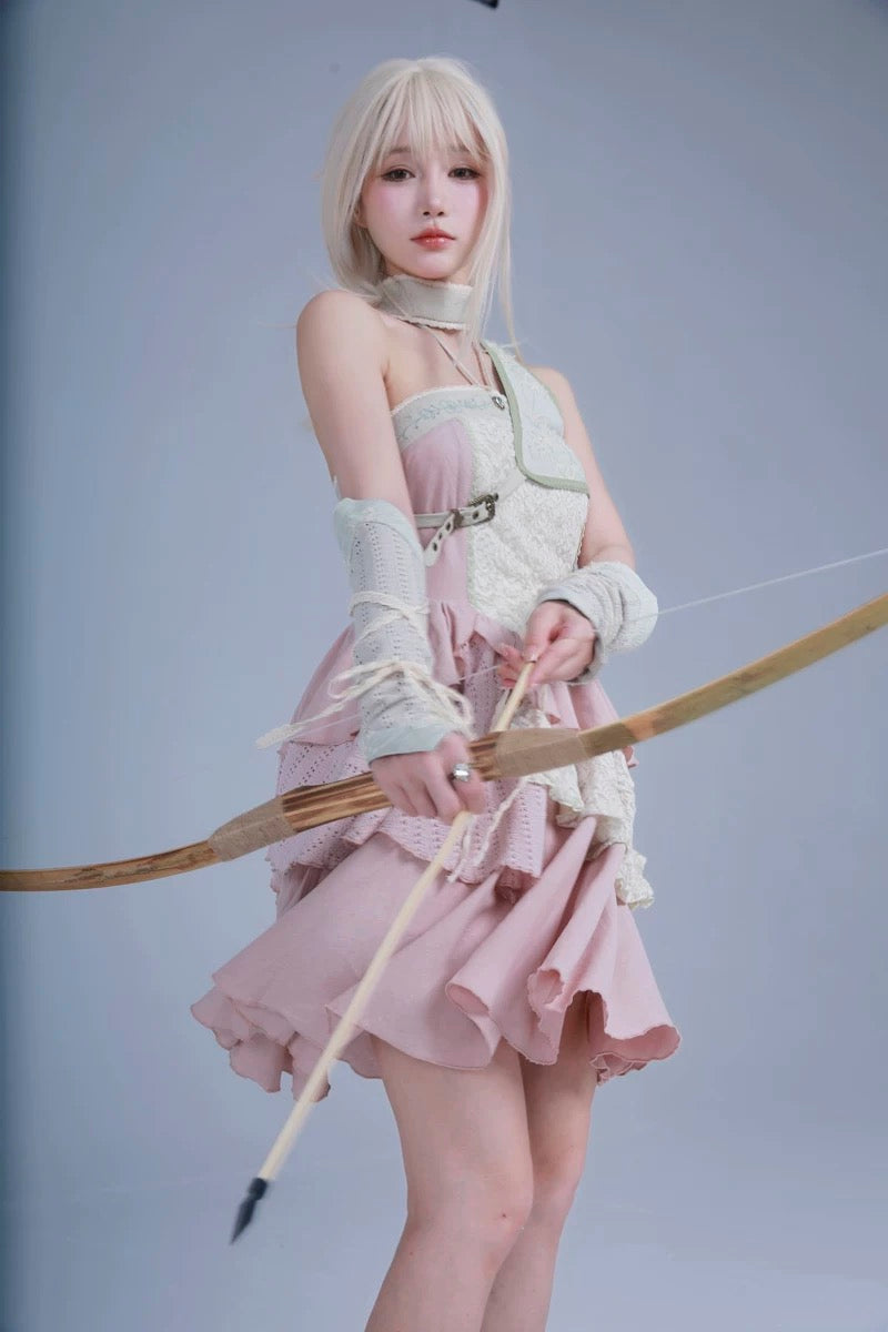 Rose Island AW24 Elf Guardian - The Girl Fairy Angel Mini Dress