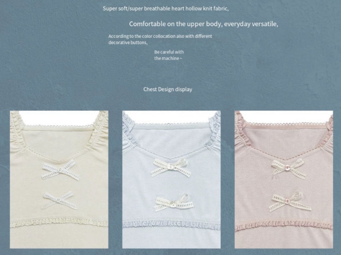 Rose Island Soft Pastel Core Crop Top
