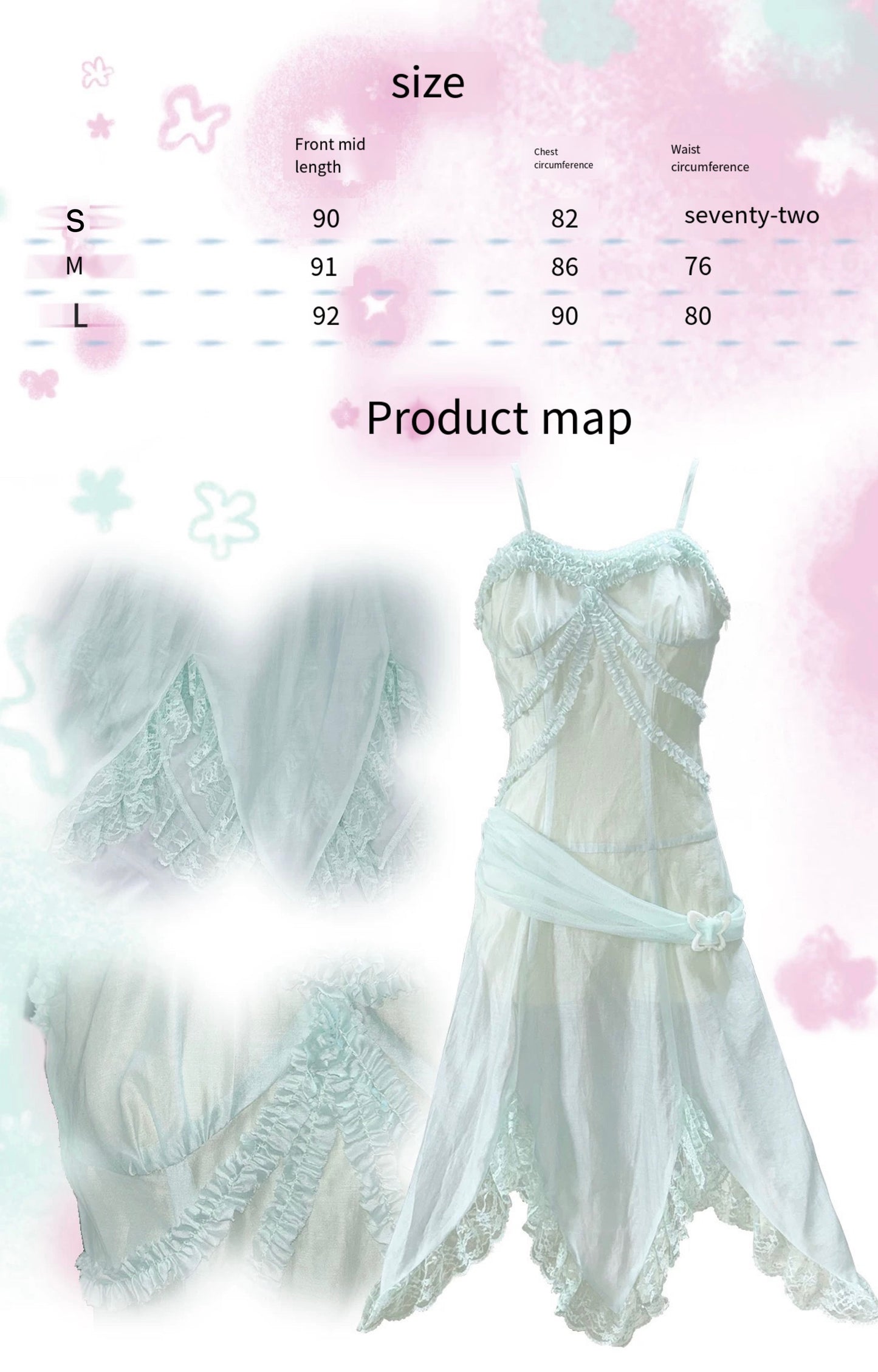 Just a girl growing wings - Rose Island Fairy Core Midi Dress