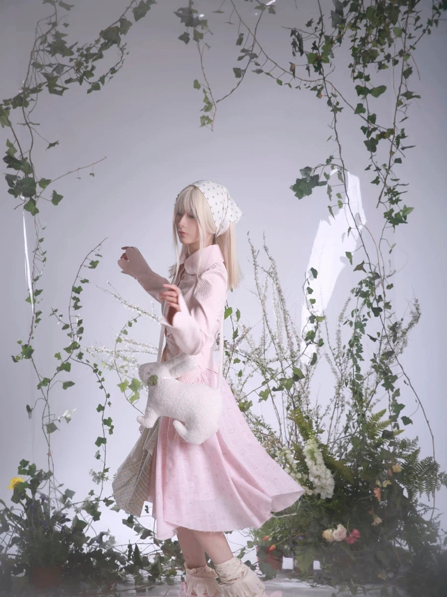 [Rose Island] Lucky Clover And Bunny Shoulder Bag
