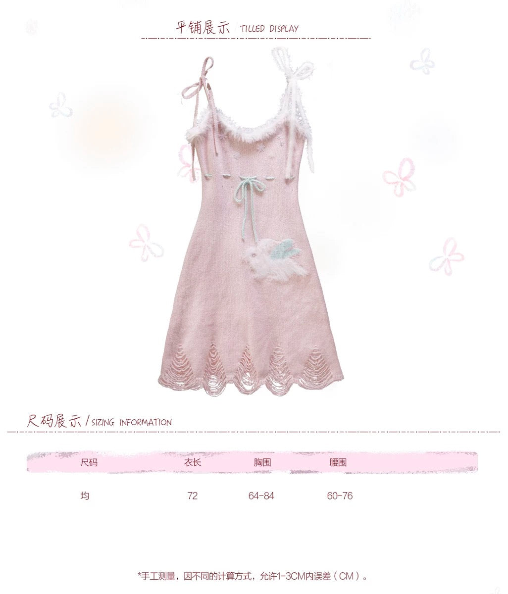 [Rose Island] Bunny Elf Knitted Dress