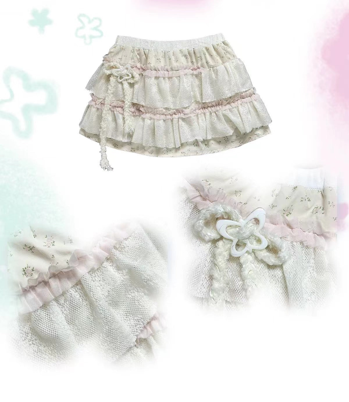 I am so iconic - Rose Island Cotton Mini Skirt