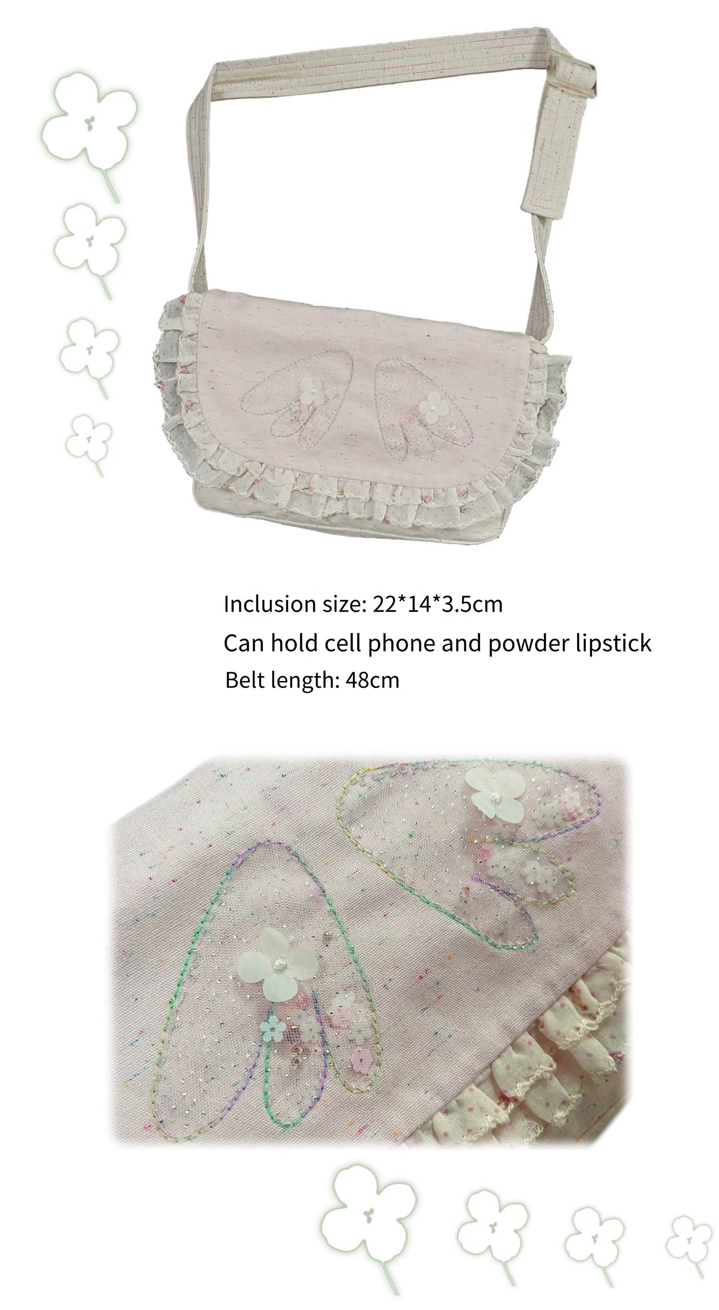 [Rose Island] Cottage Garden Mini Shoulder Bag