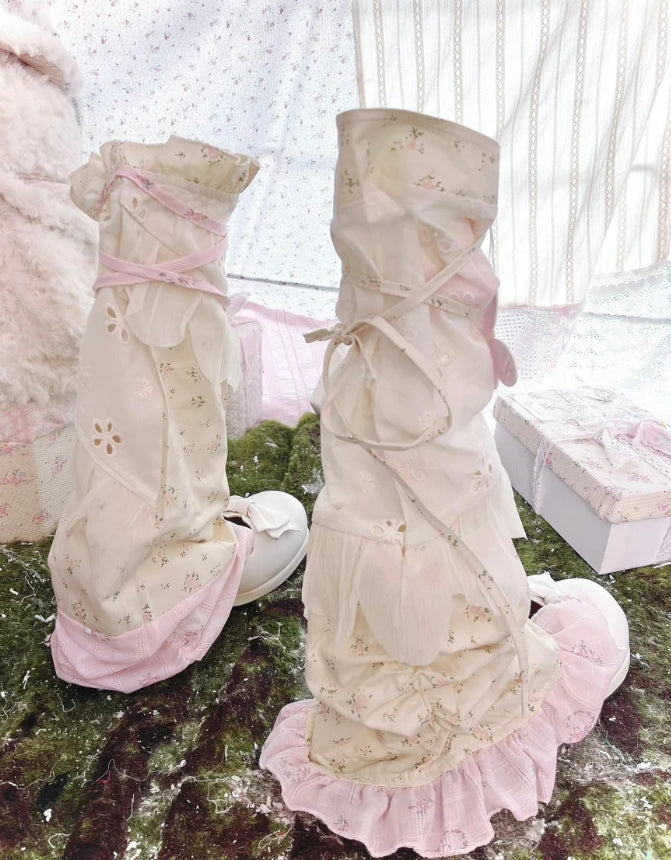 [Rose Island]Cottage Love Cotton Leg Warmer