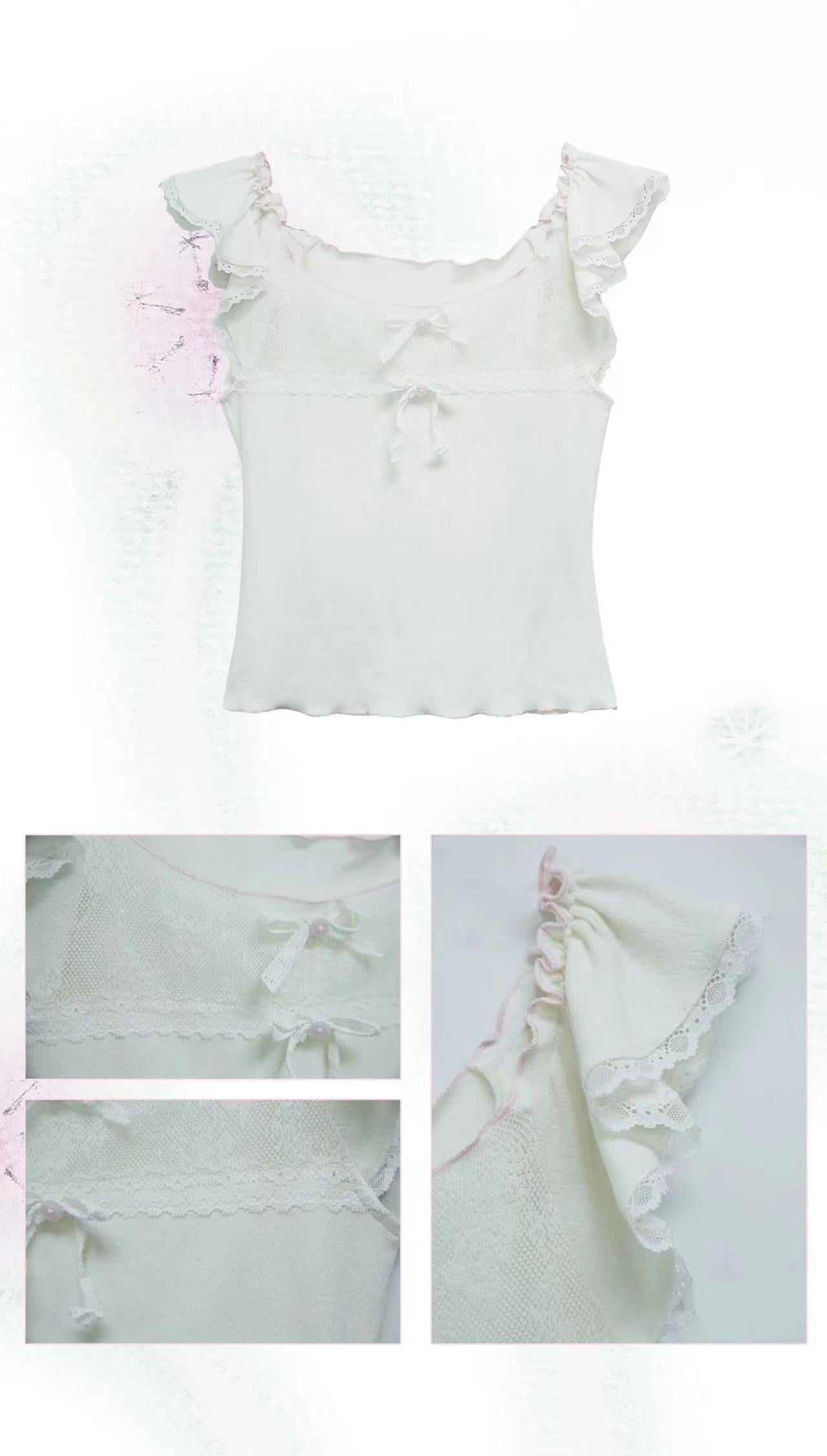 [Rose Island] Bunny dreams crop top