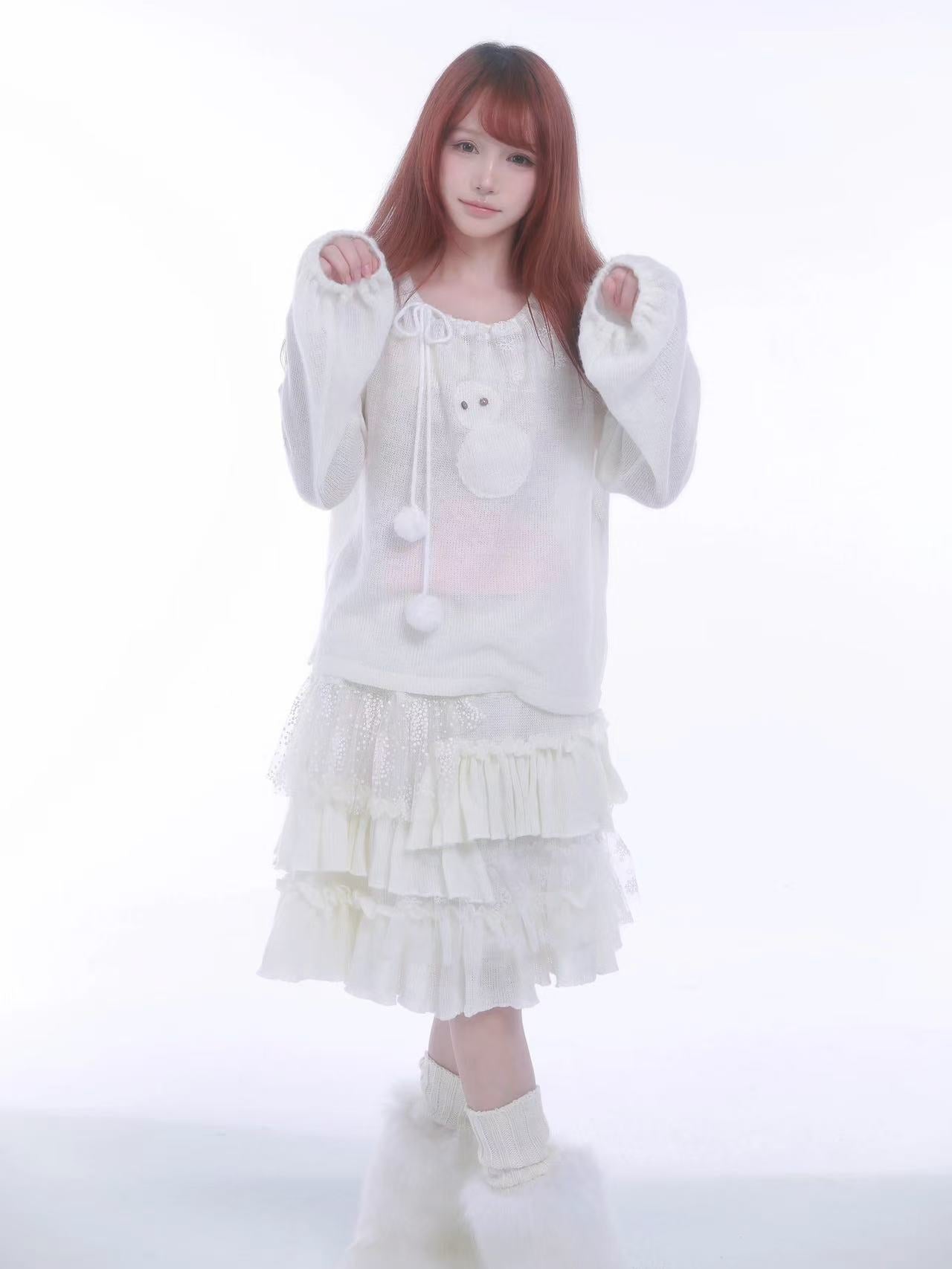 [Rose Island] Do You Want To Build A Snow Man? Cashmere-blend Sweater